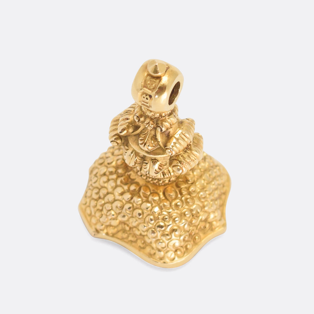 Georgian Intaglio Seal Fob La Fortune Passe Partout