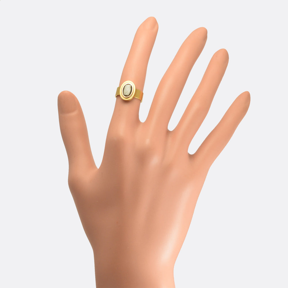 Georgian Onyx Cameo Fede Ring