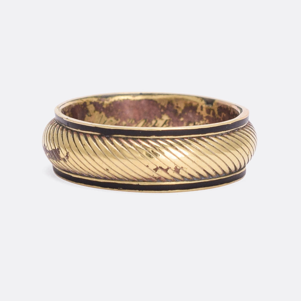 Georgian Optical Illusion Mourning Ring