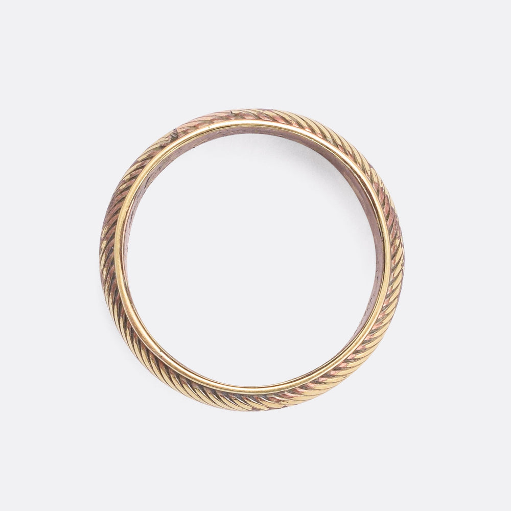 Georgian Optical Illusion Mourning Ring