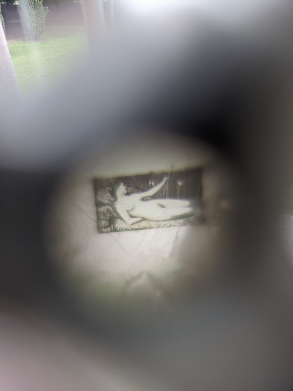 Art Nouveau Naked Lady Stanhope Ring