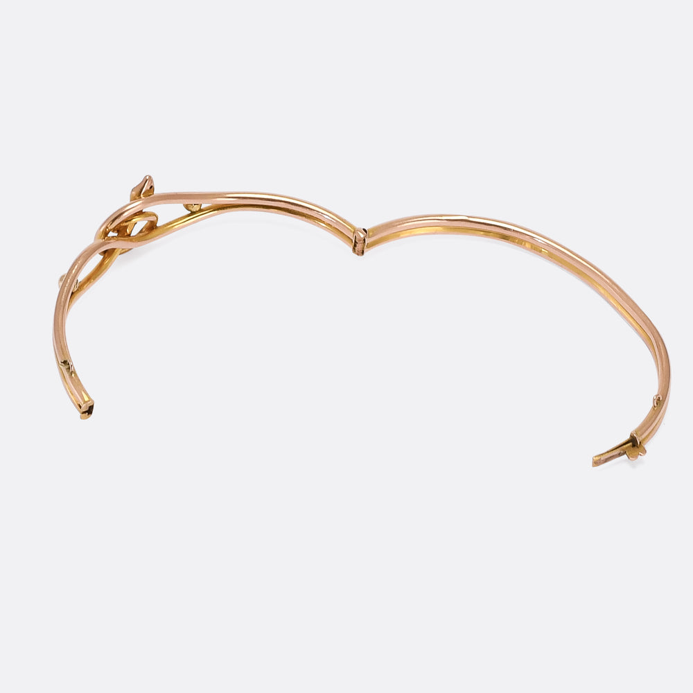 Late Victorian Serpent Bangle