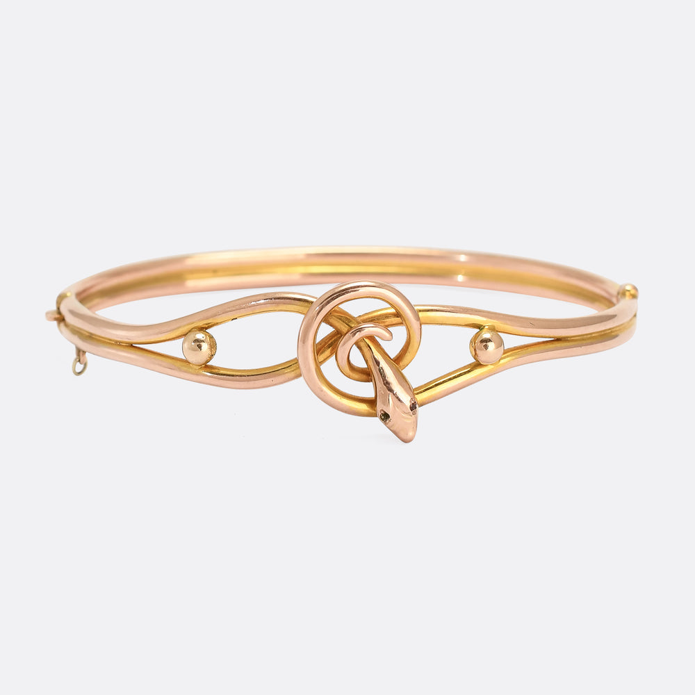Late Victorian Serpent Bangle
