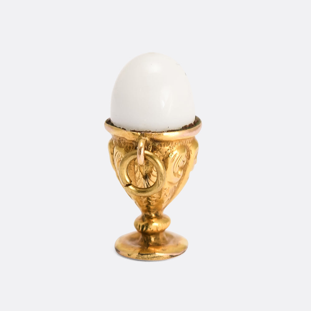 Mid-Victorian Gold Egg Cup Charm