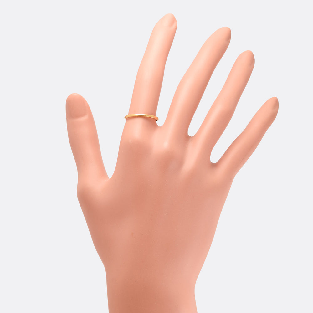 Mid-Victorian 22k Gold Wedding Band