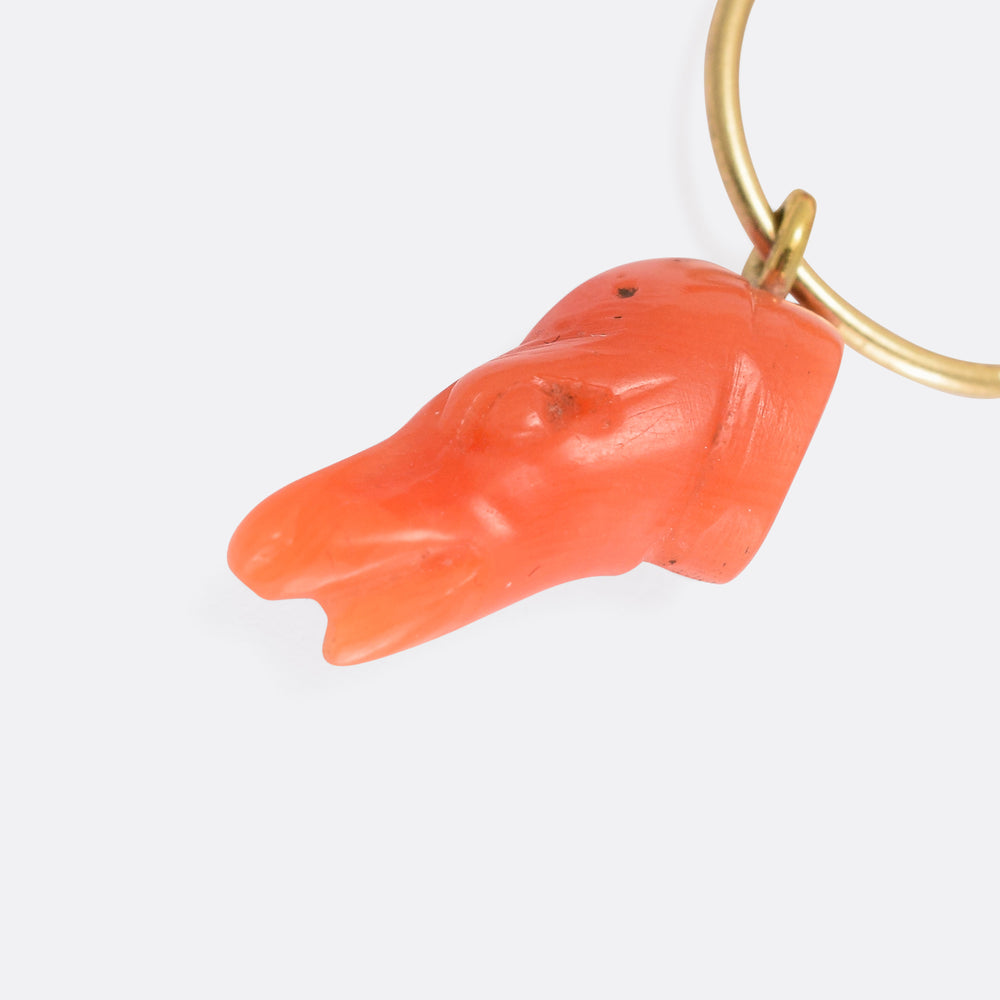 Mid-Victorian Coral Amulets