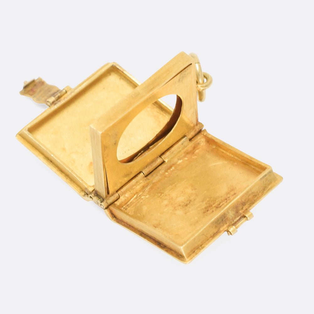 Mid-Victorian Gold Bible Locket