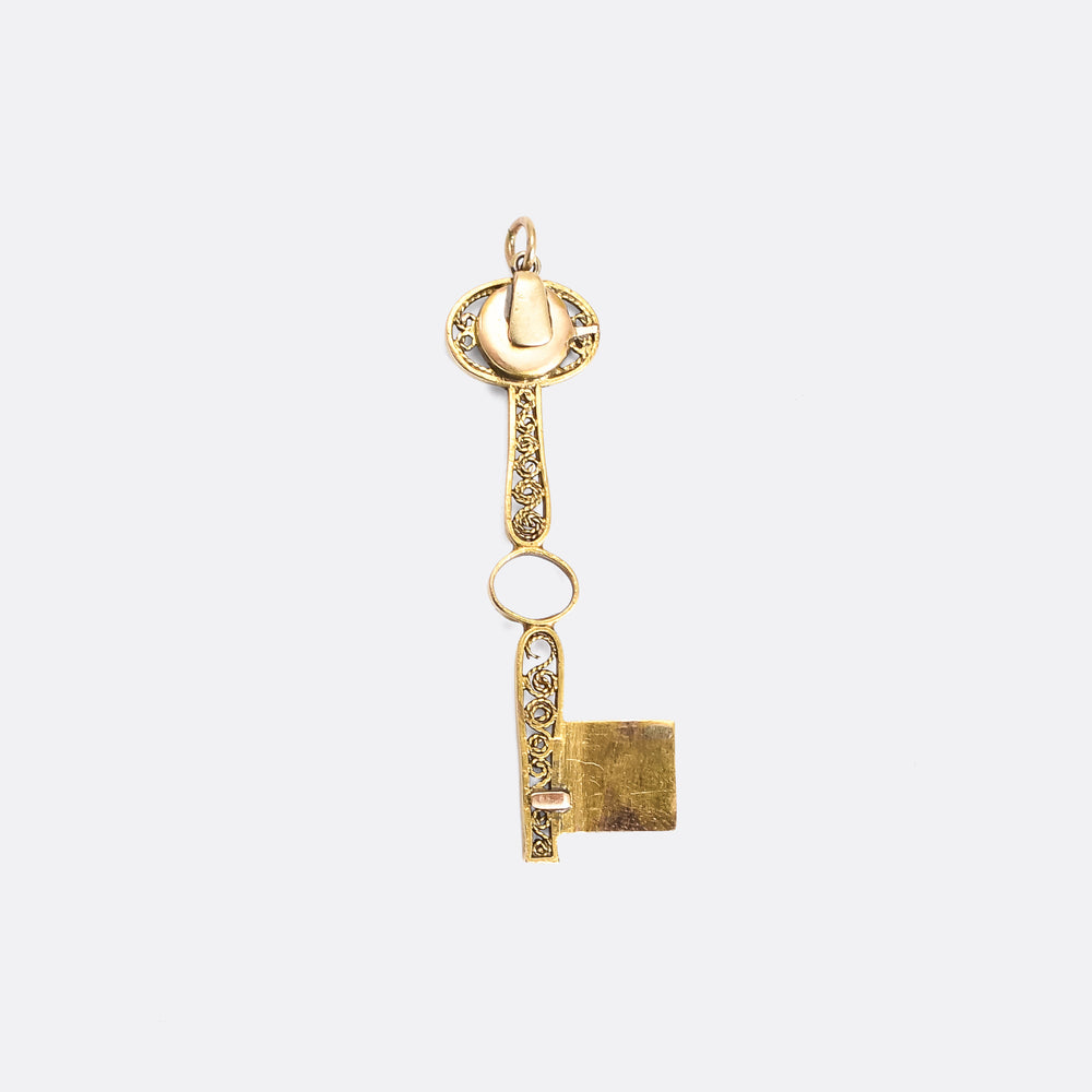 Regency Period Key Pendant