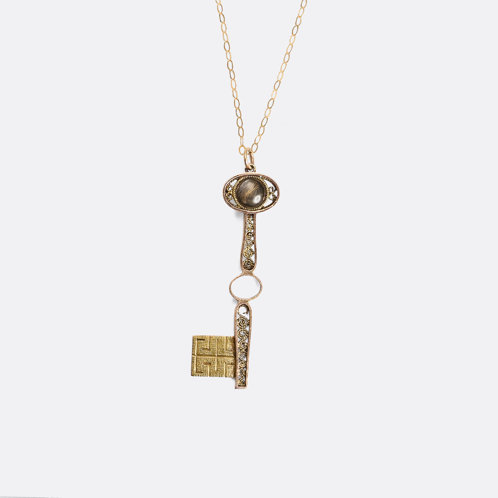 Regency Period Key Pendant