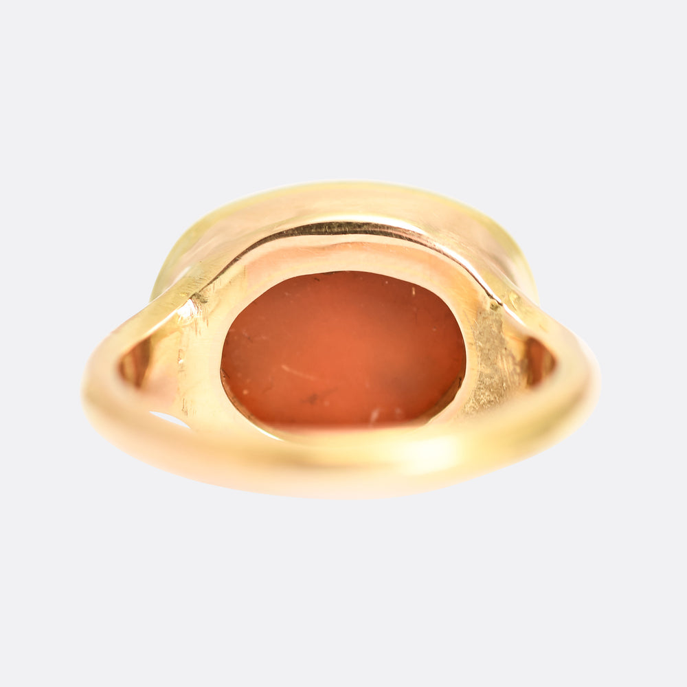 Roman Fertility Intaglio Seal Signet Ring