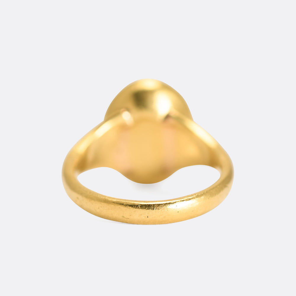 Roman Mercury Intaglio Signet Ring