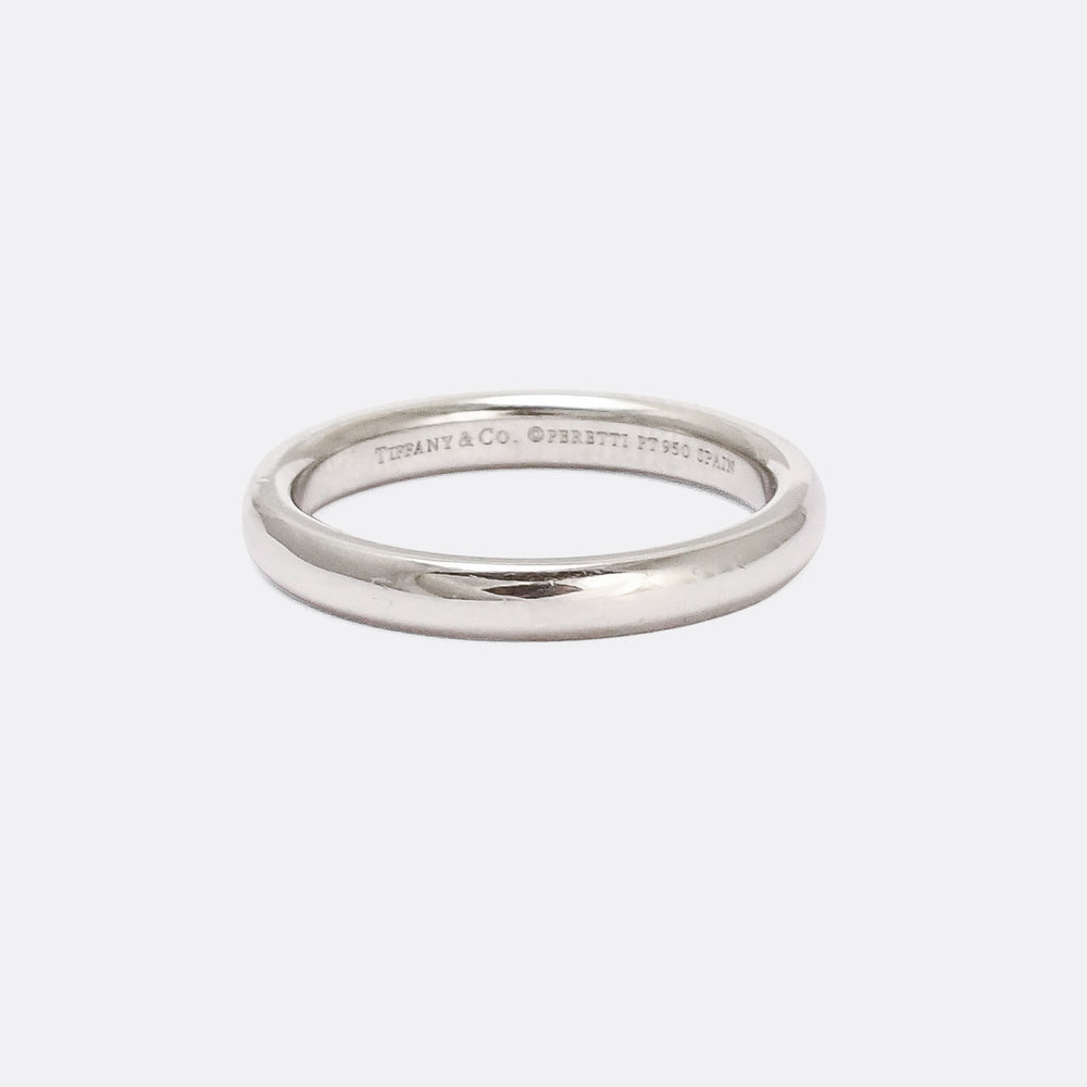 Tiffany & Co. Platinum Stacking Band by Elsa Peretti