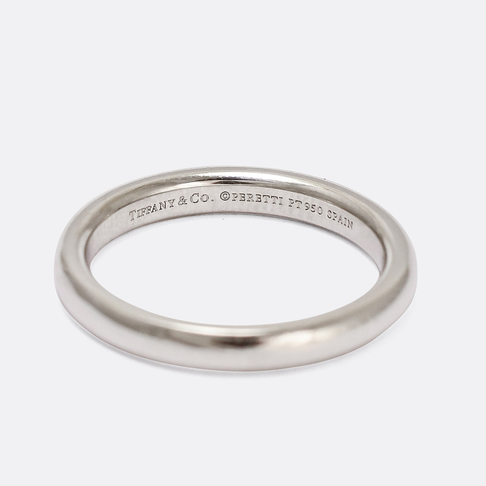 Tiffany & Co. Platinum Stacking Band by Elsa Peretti