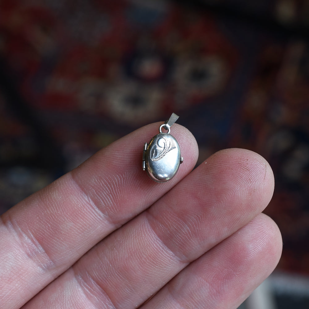 Tiny Victorian Silver Locket