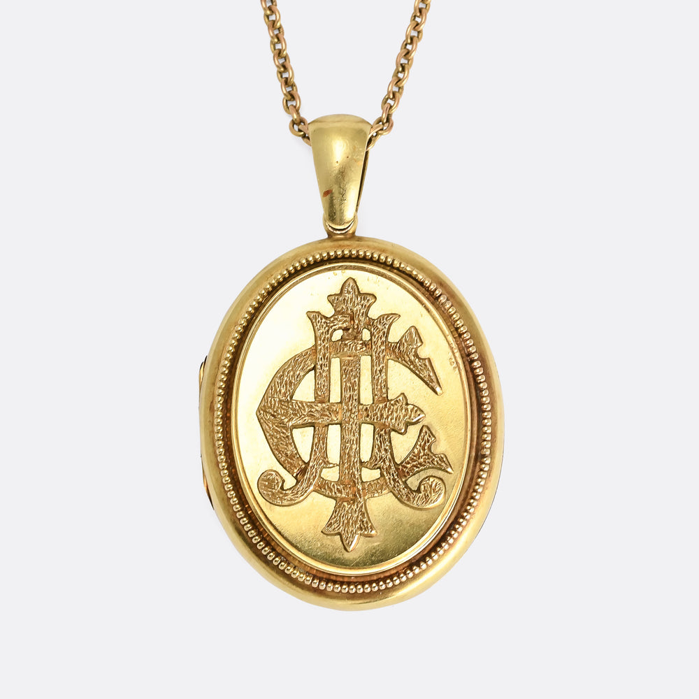 Victorian 15k Gold AEI Locket