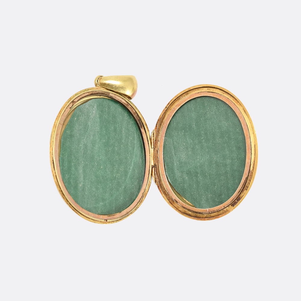 Victorian 15k Gold AEI Locket