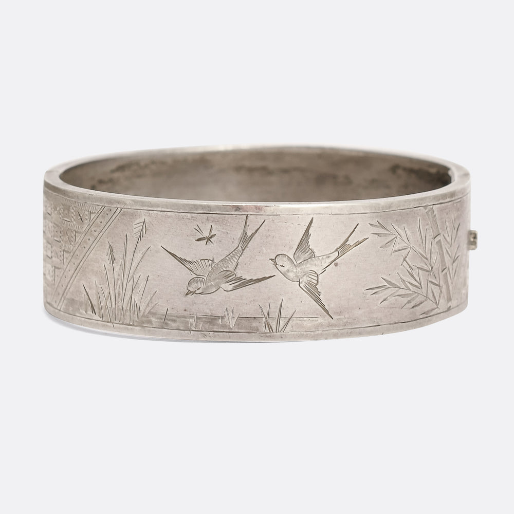 Victorian Aesthetic Movement Swallows Suite