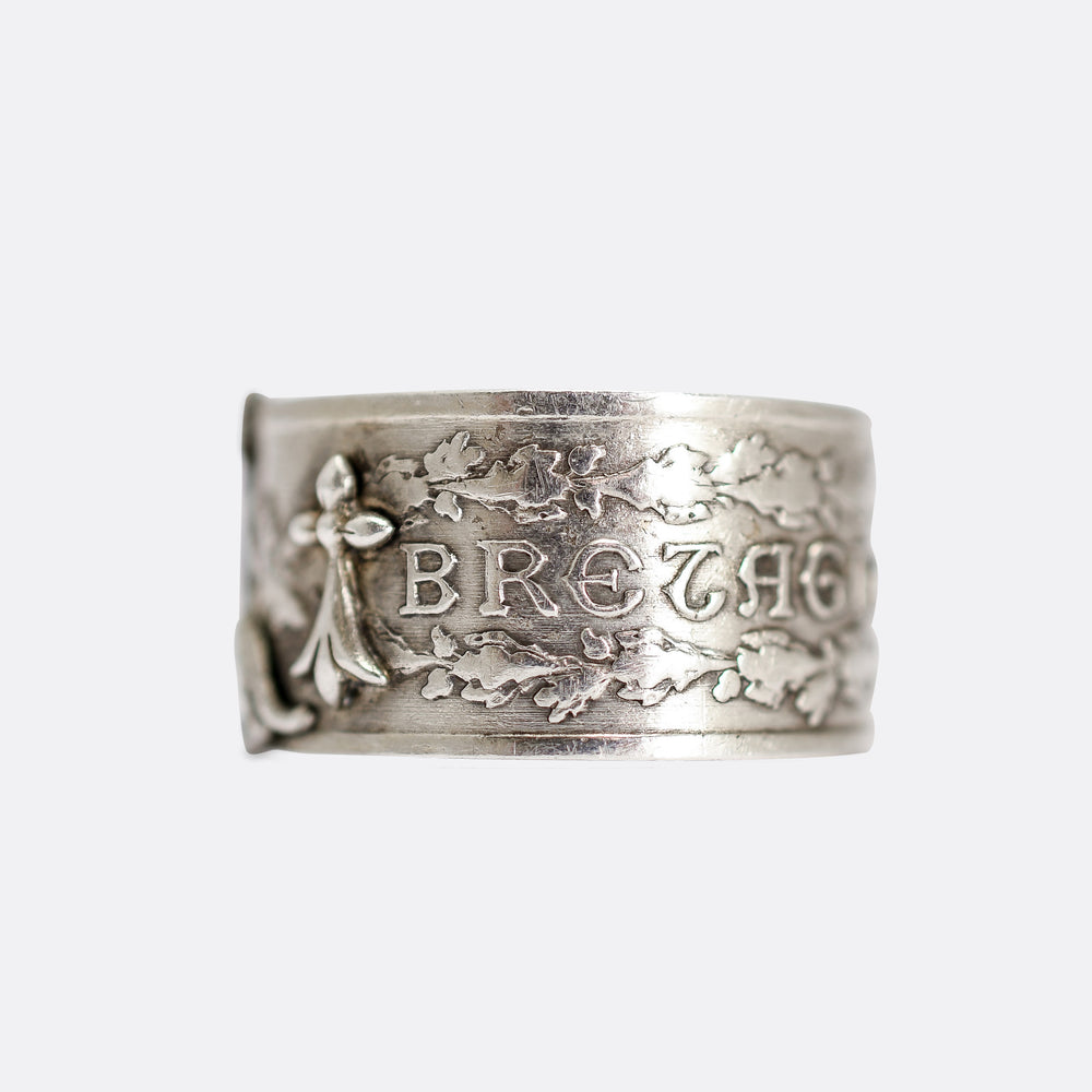 Victorian Brittany Until I Die Silver Band