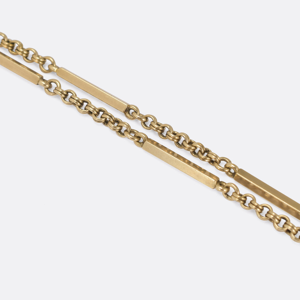 Victorian Fancy-Link Guard Chain, 57