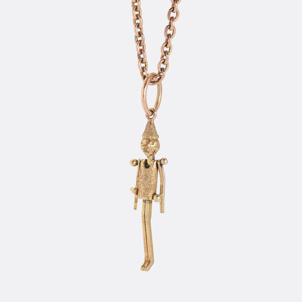 Victorian Gold Pinocchio Charm – Butter Lane Antiques