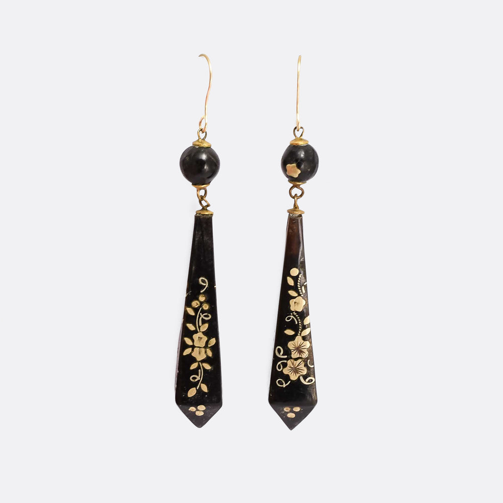 Victorian Pique Obelisk Earrings