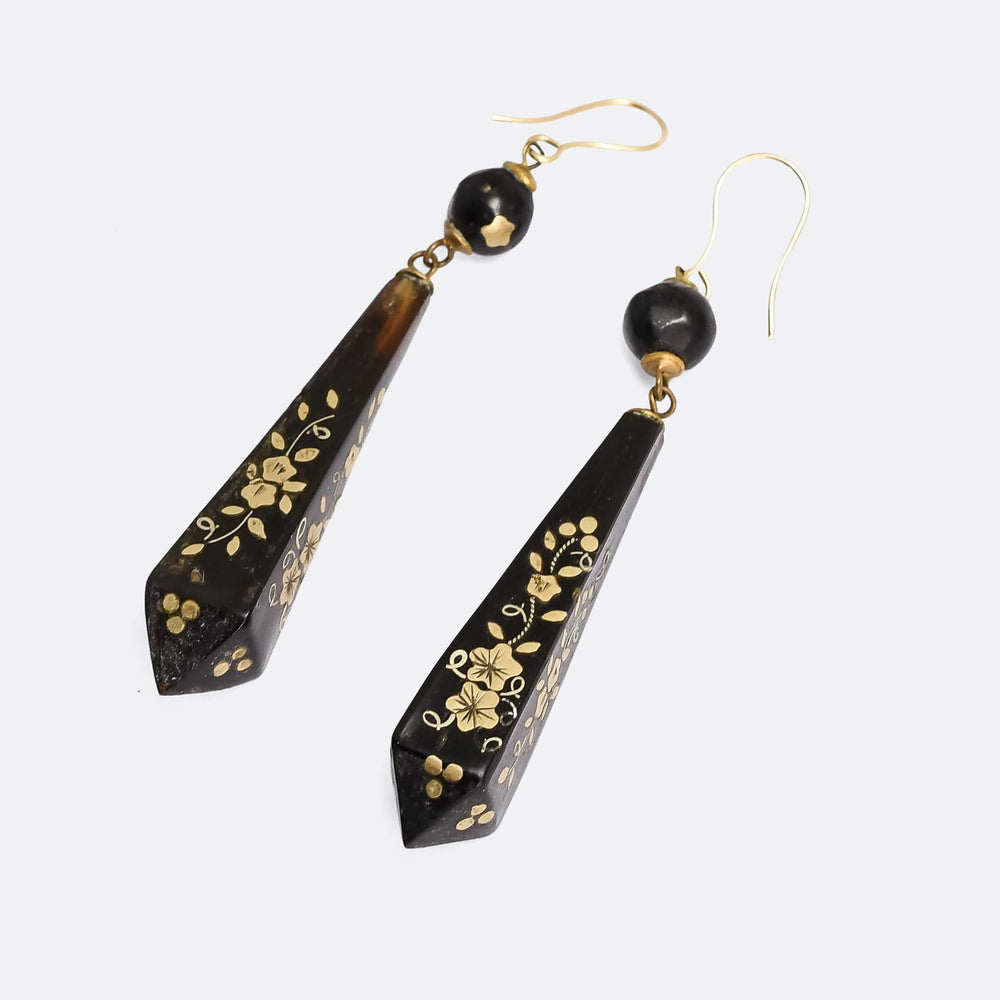 Victorian Pique Obelisk Earrings