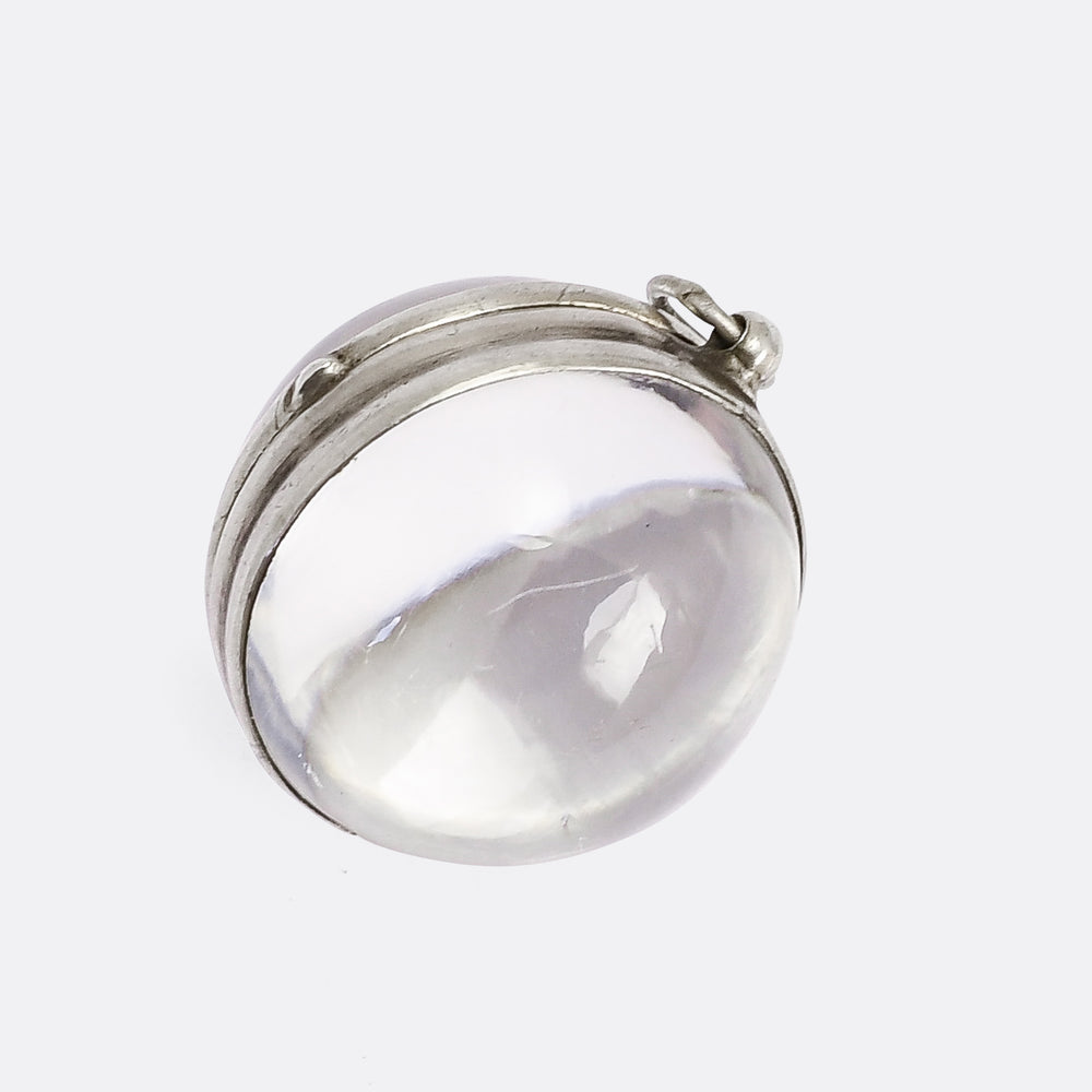 Victorian Rock Crystal Pool of Light Locket