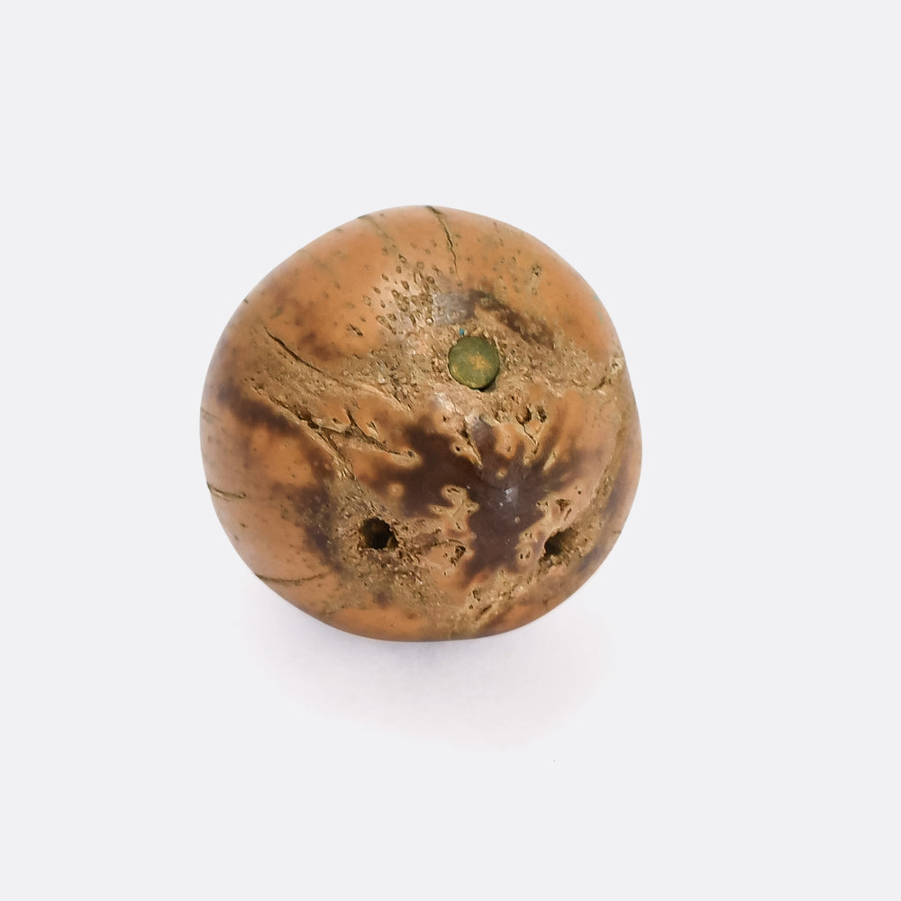 Victorian Sea Bean Touch Wood Pendant