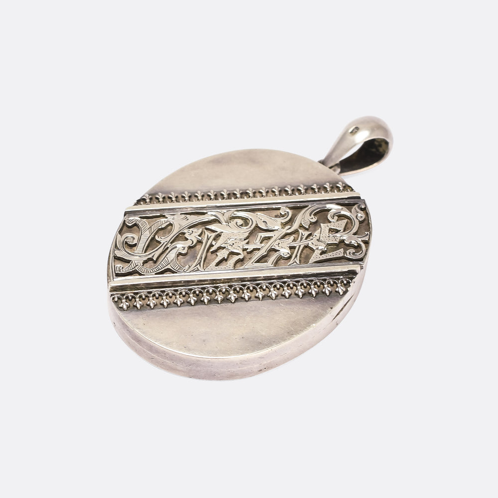 Victorian Silver Lizzie Locket