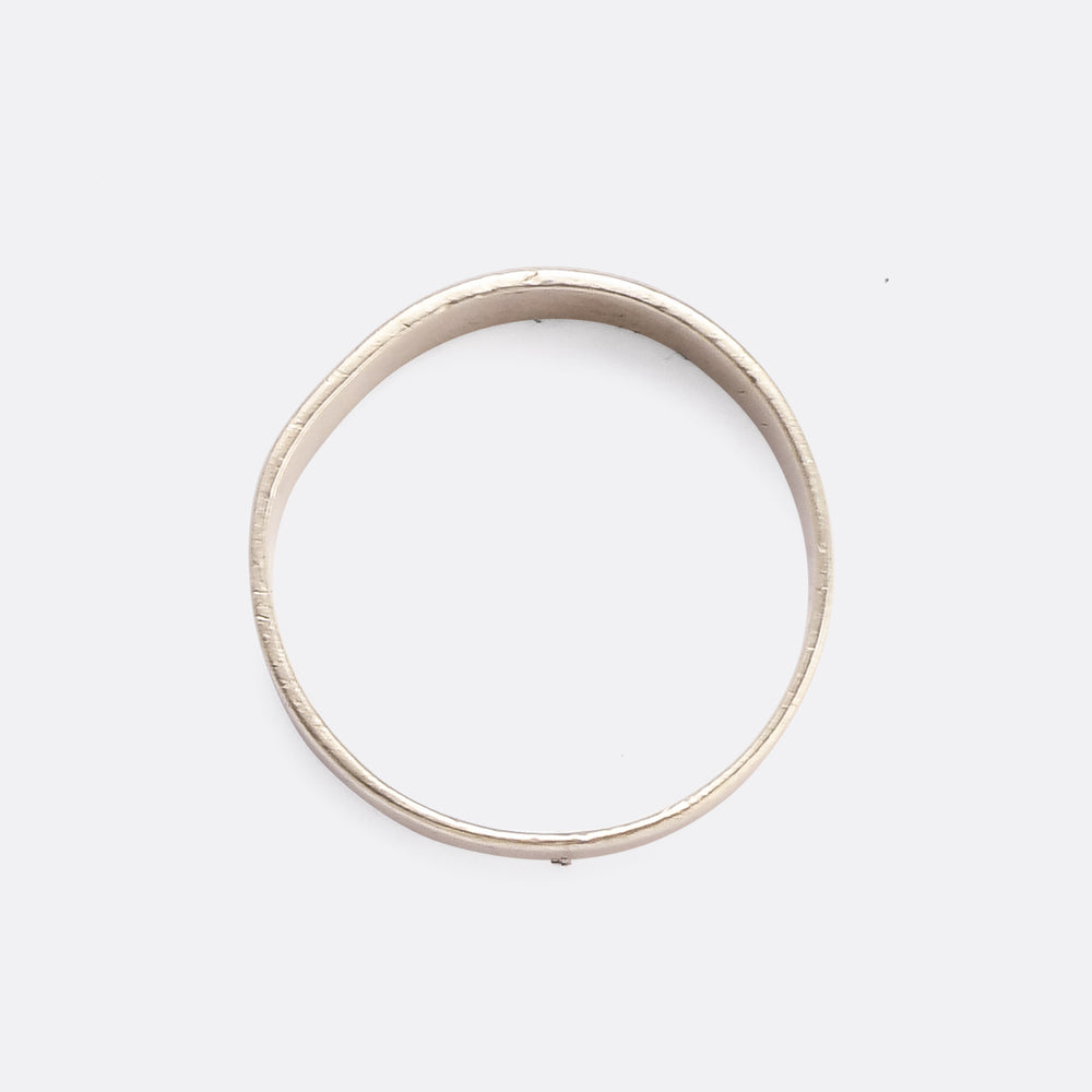 Victorian Silver MIZPAH Ring