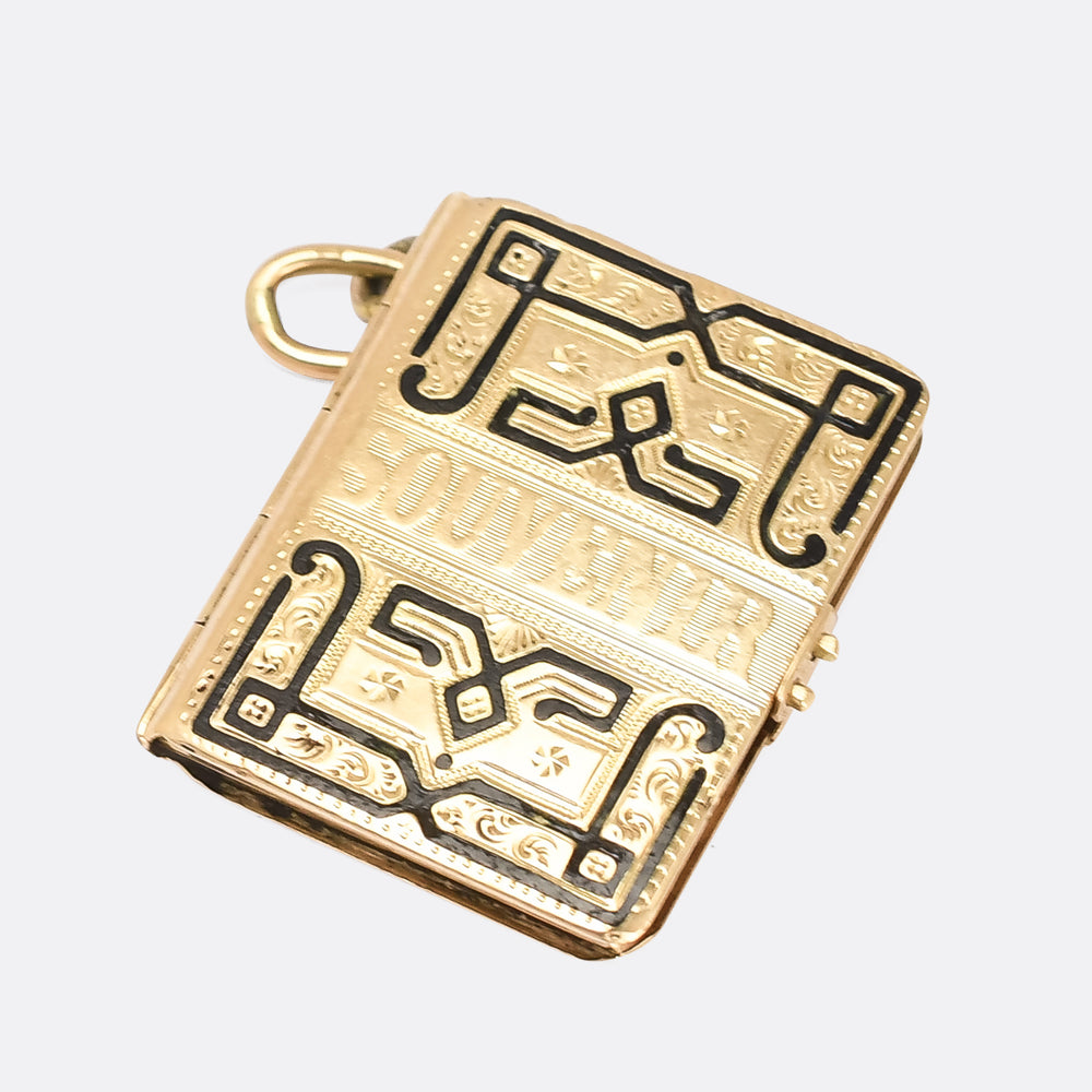 Victorian Souvenir Book Locket