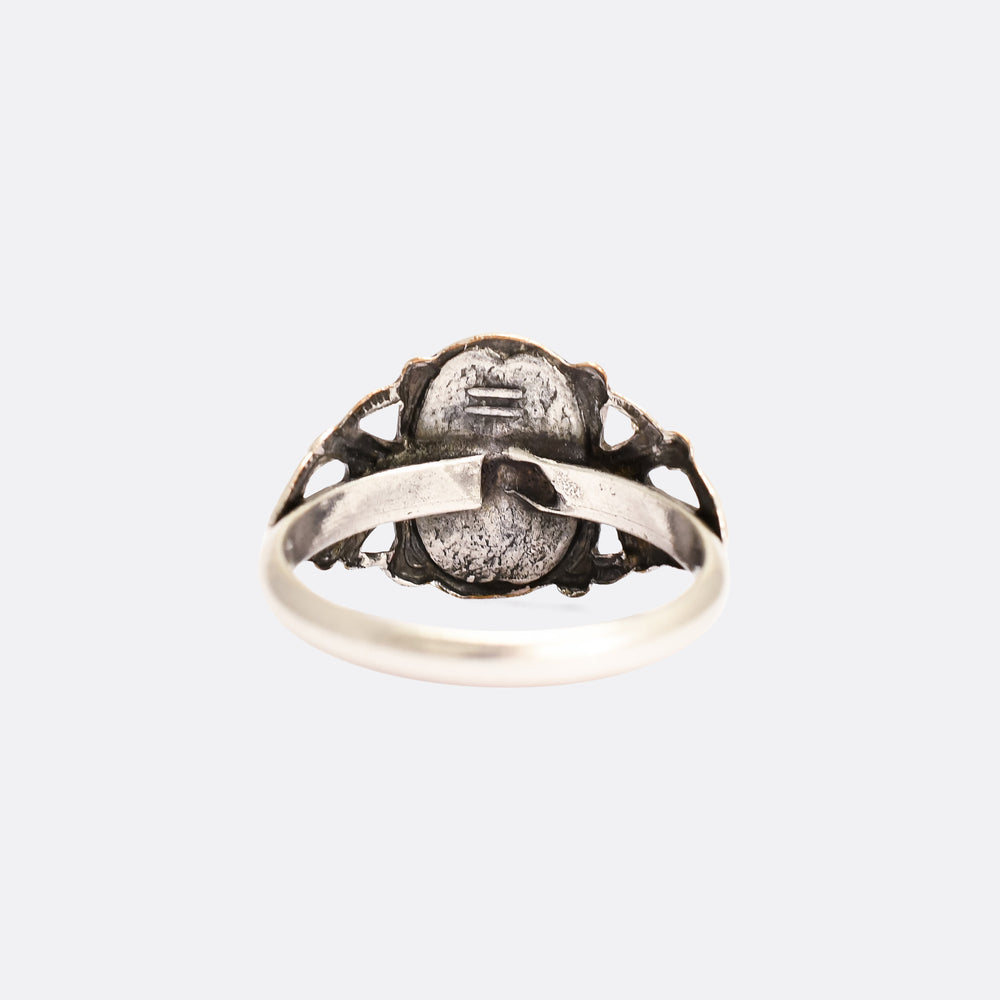 Victorian St. Peter's Basilica Silver Ring