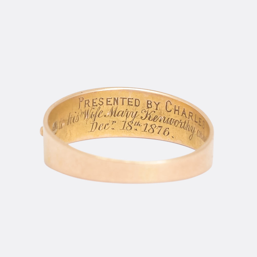 Victorian Turquoise & Pearl Sentimental Band