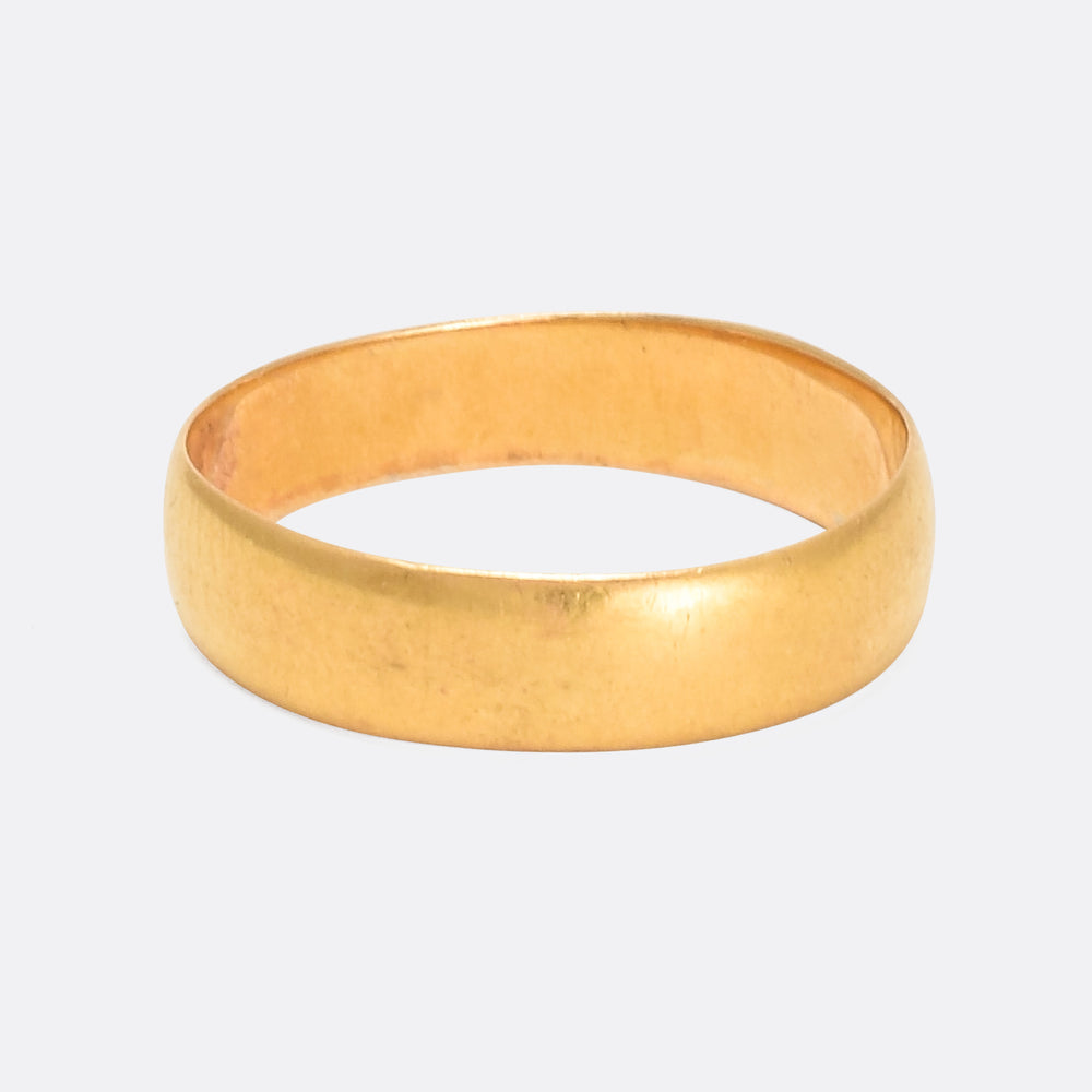 Victorian 22k Gold Wedding Band
