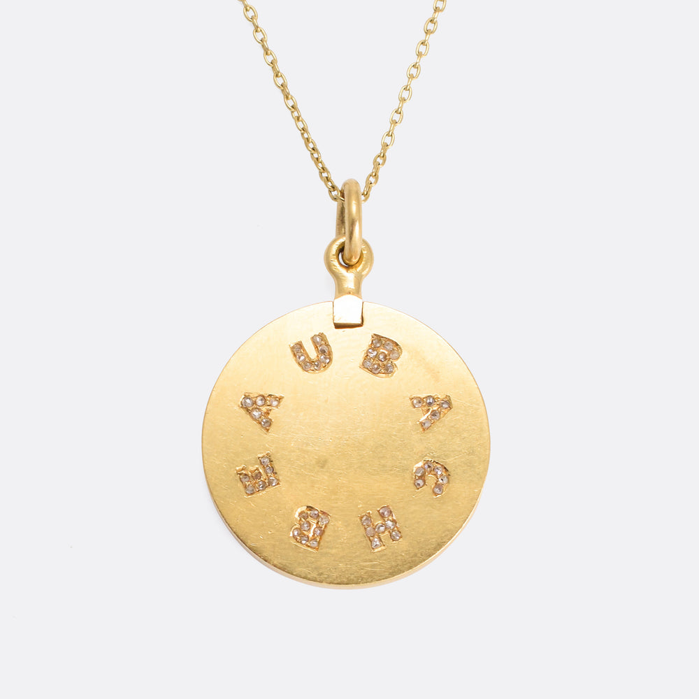 Victorian Diamond BEAUBACH Round Locket