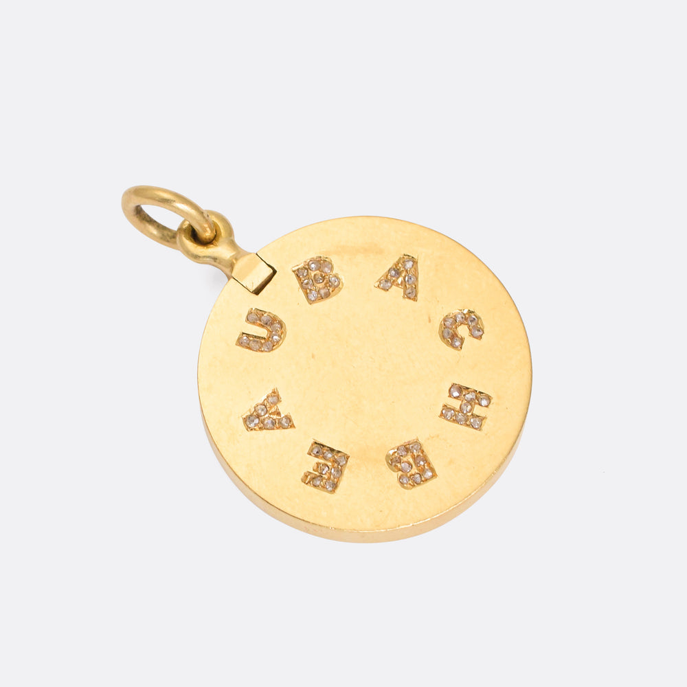 Victorian Diamond BEAUBACH Round Locket