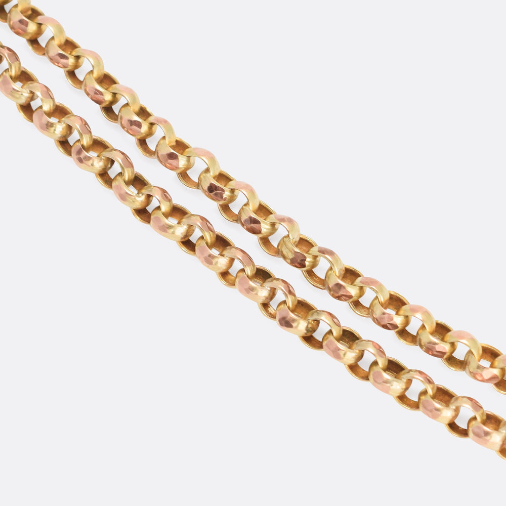 Victorian Diamond Crescent Moon Necklace