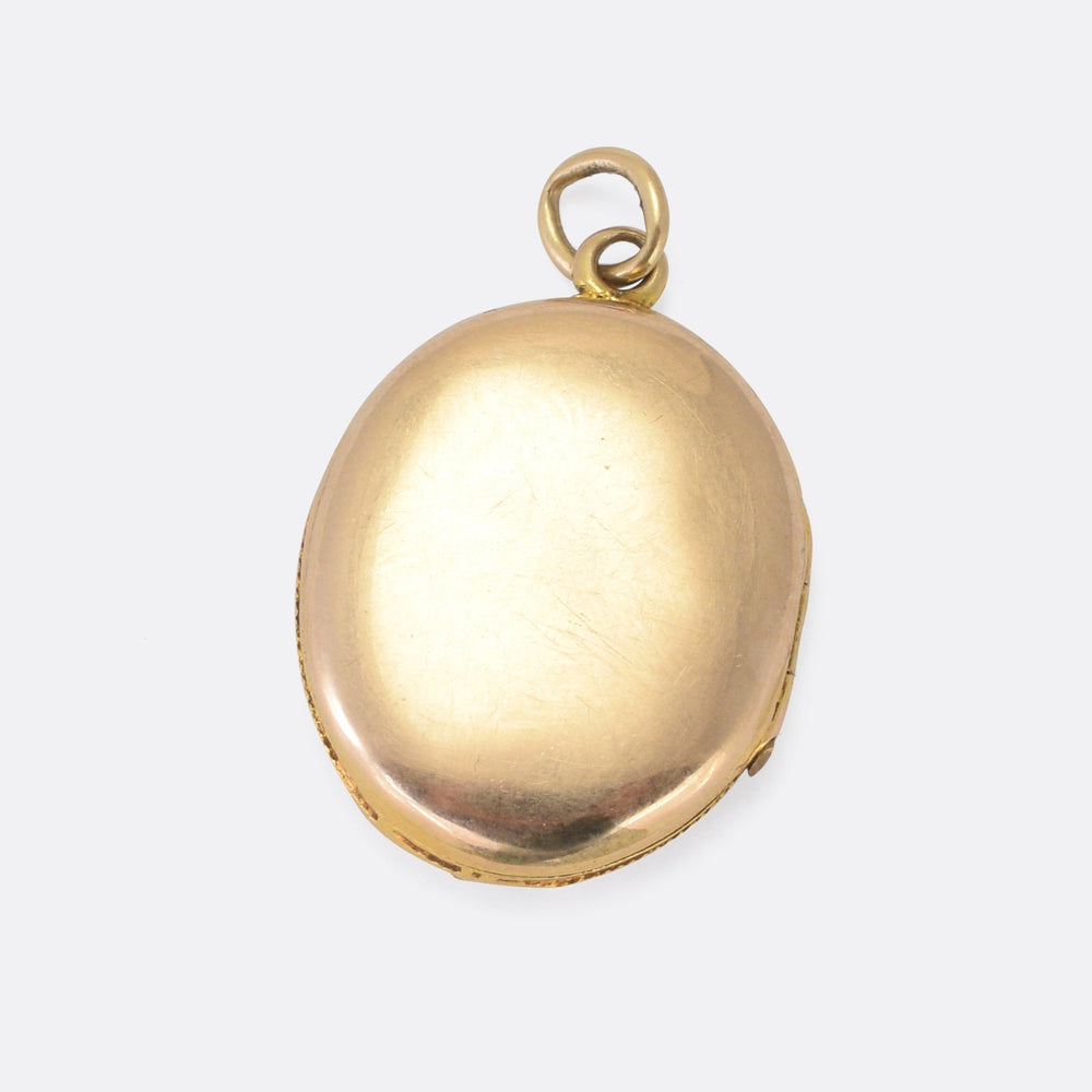 Victorian Gold Anchor Locket