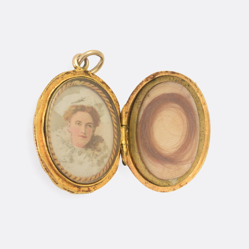 Victorian Gold Anchor Locket