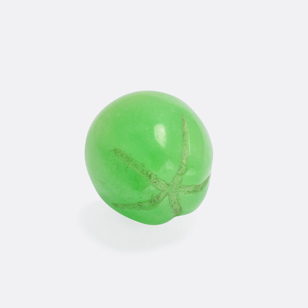 Victorian Jade Green Apple Pendant