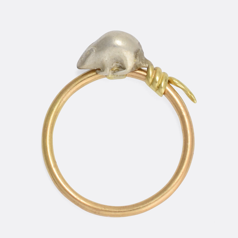 Victorian Mouse Ring
