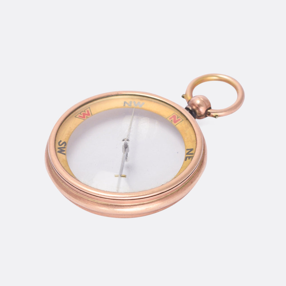 Victorian Oversized Compass Pendant