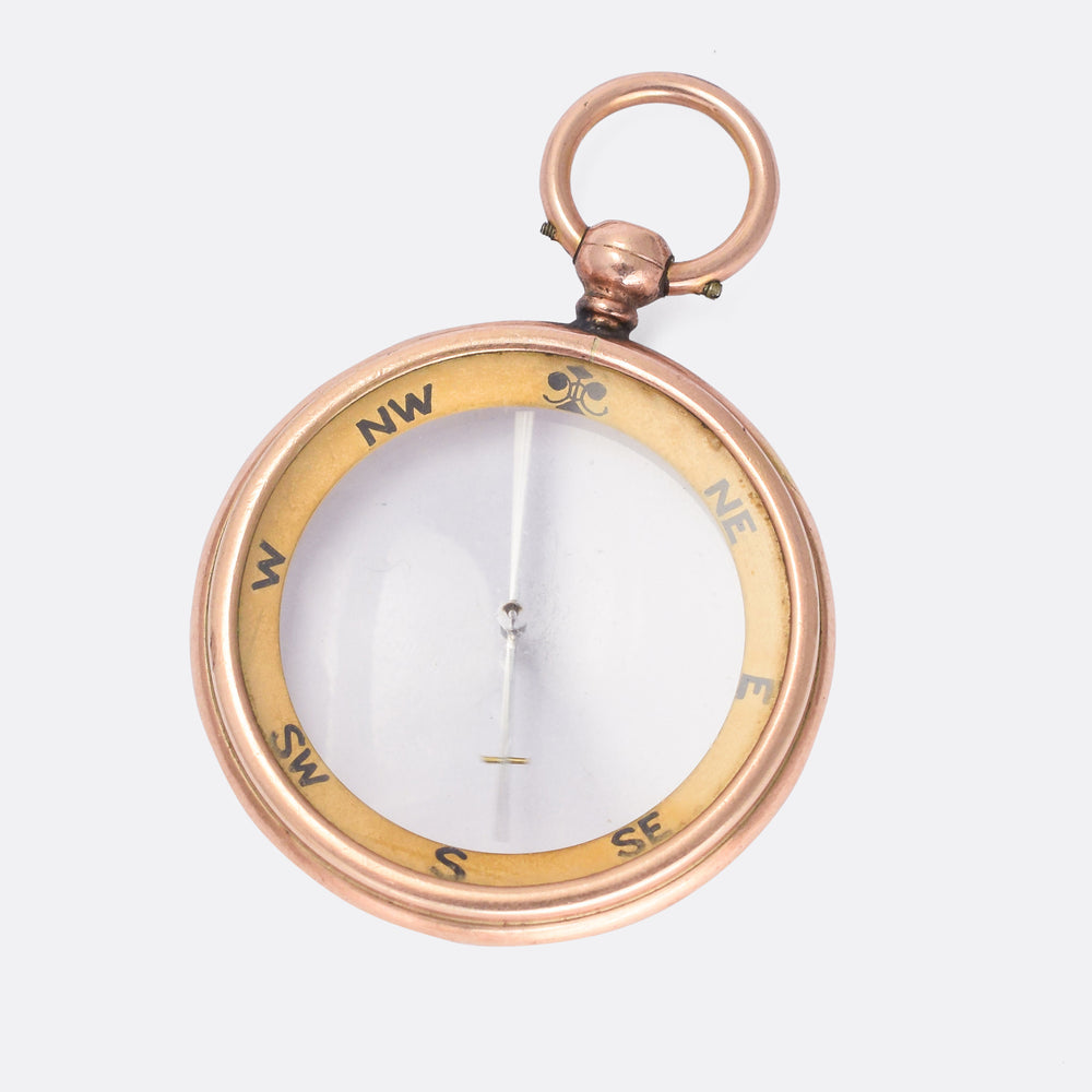 Victorian Oversized Compass Pendant