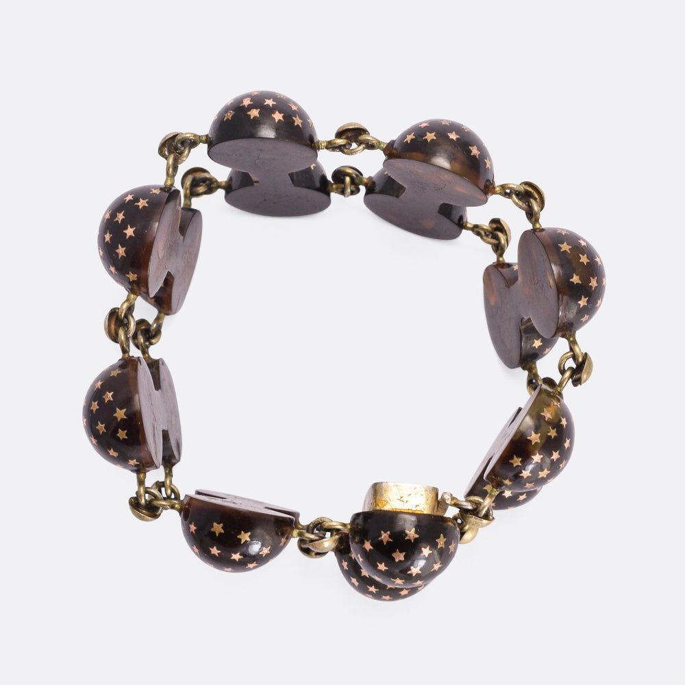 Victorian Pique Stars & Domes Bracelet