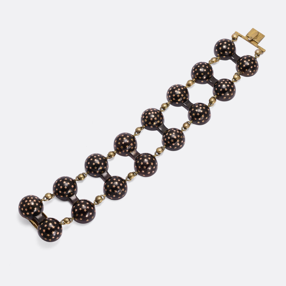 Victorian Pique Stars & Domes Bracelet