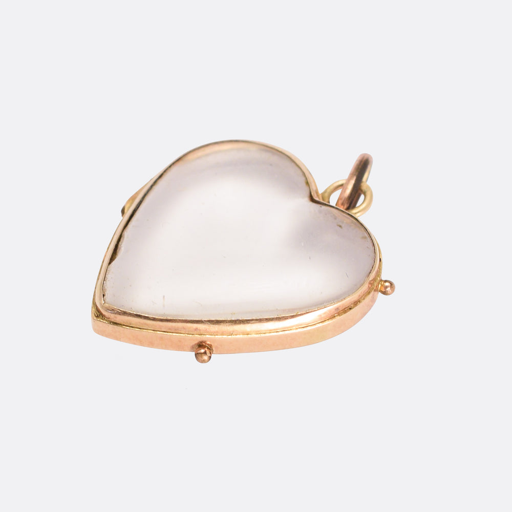 Victorian Pool of Light Heart Locket