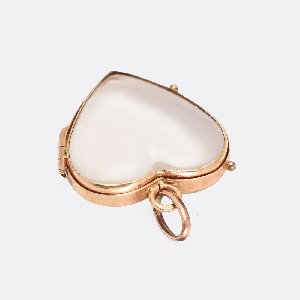 Victorian Pool of Light Heart Locket