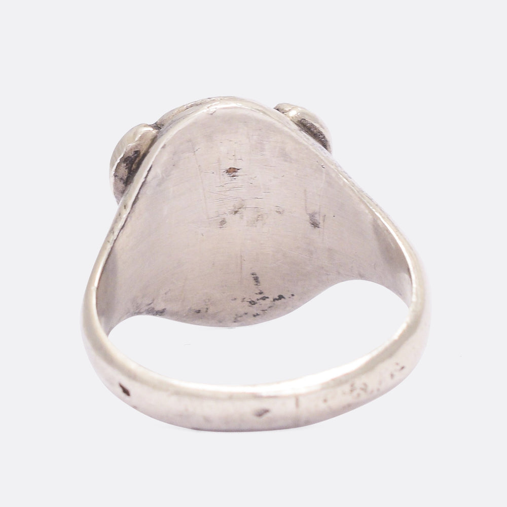 Victorian Ruby Eye Monkey Face Ring