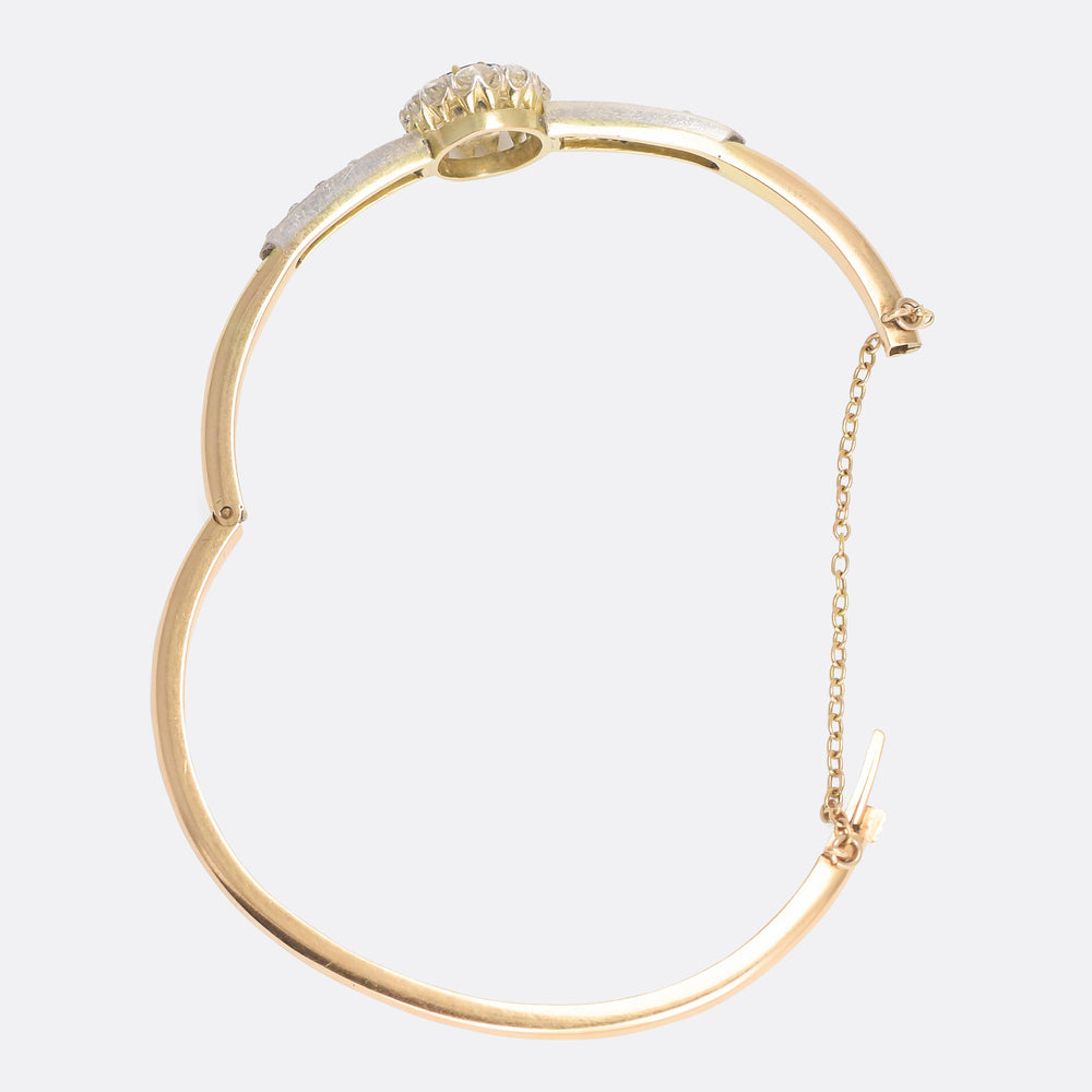 Victorian Sapphire & Diamond Bangle