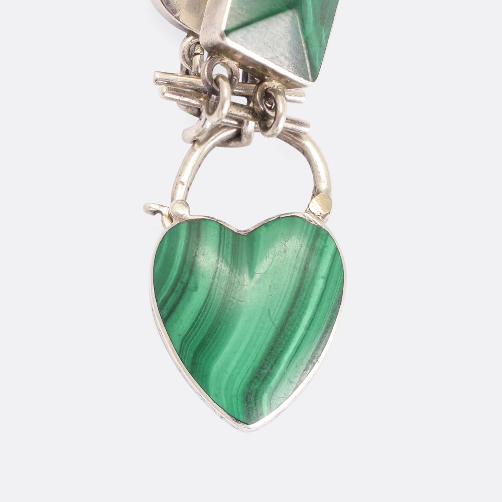 Victorian Scottish Malachite Bracelet